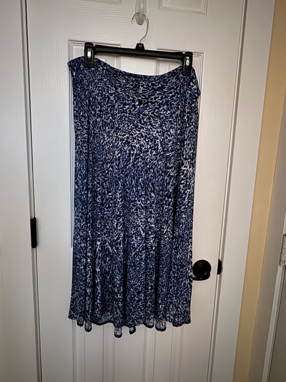 East 5th Blue Patterned Circle Skirt